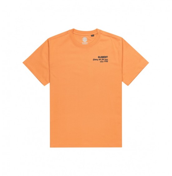 ELEMENT JOB DONE ELYZT00506-NKT0 ΑΝΔΡΙΚΟ T-SHIRT CORAL GOLD