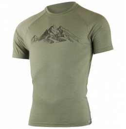 LASTING HILL 6666L WOOLEN T-SHIRT-ΧΑΚΙ