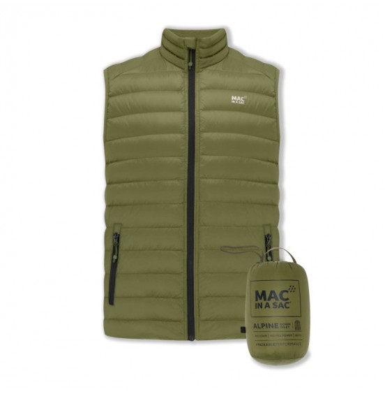 MAC IN A SAC SYNERGY INSULATED GILET THERMOLITE GREEN