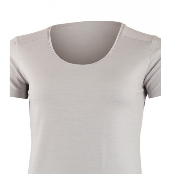 LASTING IRENA-8383 ΓΥΝΑΙΚΕΙΟ MERINO ΚΟΝΤΟΜΑΝΙΚΟ LIGHT GREY
