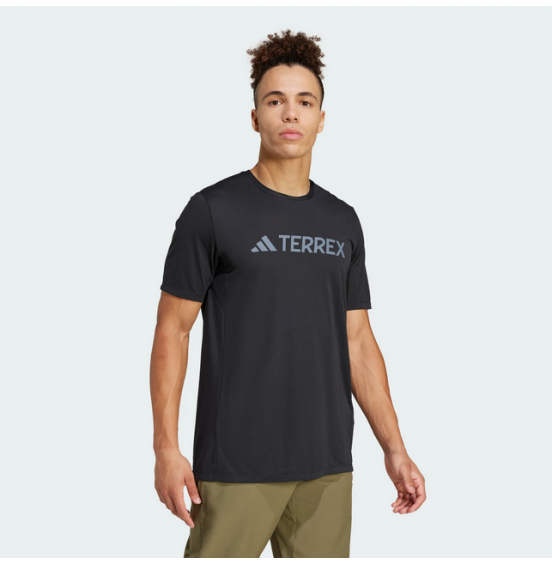 ADIDAS TERREX ΑΝΔΡΙΚΟ ΤΕΧΝΙΚΟ T-SHIRT LOGO TECK JI9234 BLACK