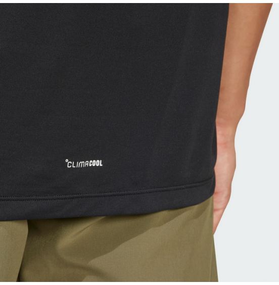 ADIDAS TERREX ΑΝΔΡΙΚΟ ΤΕΧΝΙΚΟ T-SHIRT LOGO TECK JI9234 BLACK