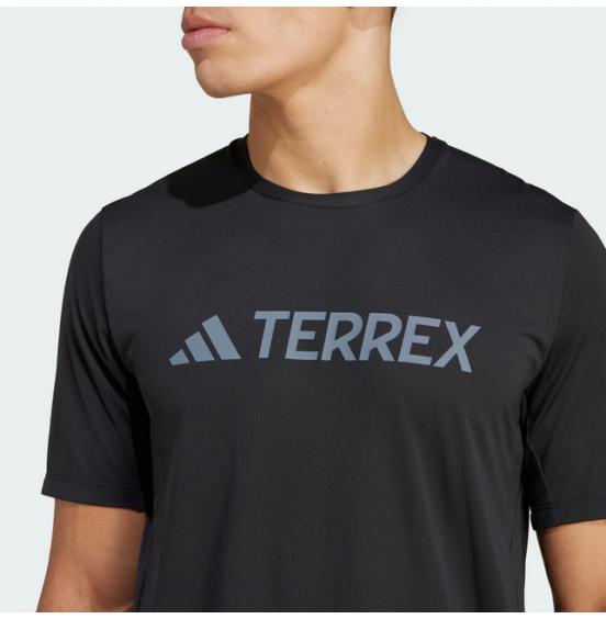 ADIDAS TERREX ΑΝΔΡΙΚΟ ΤΕΧΝΙΚΟ T-SHIRT LOGO TECK JI9234 BLACK