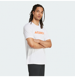 ADIDAS TERREX ΑΝΔΡΙΚΟ ΤΕΧΝΙΚΟ T-SHIRT LOGO TECK JI9235 WHITE