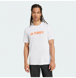 ADIDAS TERREX ΑΝΔΡΙΚΟ ΤΕΧΝΙΚΟ T-SHIRT LOGO TECK JI9235 WHITE