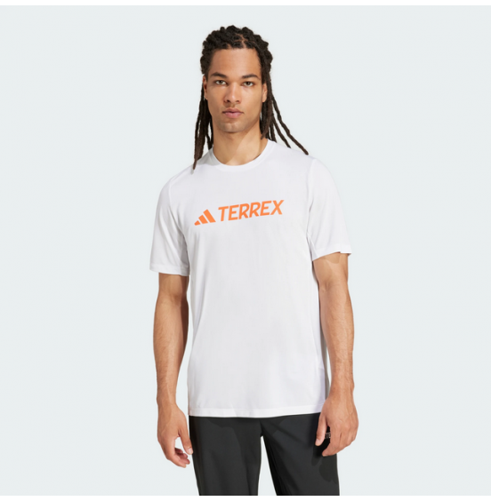 ADIDAS TERREX ΑΝΔΡΙΚΟ ΤΕΧΝΙΚΟ T-SHIRT LOGO TECK JI9235 WHITE
