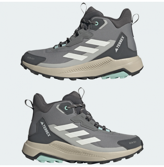 ADIDAS TERREX ΓΥΝΑΙΚΕΙΑ ΑΔΙΑΒΡΟΧΑ ΜΠΟΤΑΚΙΑ HIKING ANYLANDER MID R.RDY JR6600 GREY WHITE