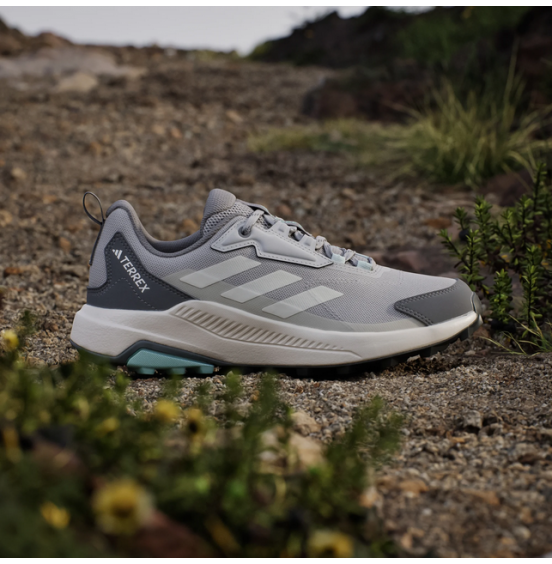 ADIDAS TERREX ΓΥΝΑΙΚΕΙΑ ΠΑΠΟΥΤΣΙΑ HIKING ANYLANDER JR6605 GREY WHITE BEIGE