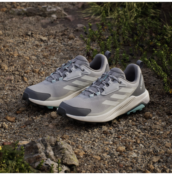 ADIDAS TERREX ΓΥΝΑΙΚΕΙΑ ΠΑΠΟΥΤΣΙΑ HIKING ANYLANDER JR6605 GREY WHITE BEIGE
