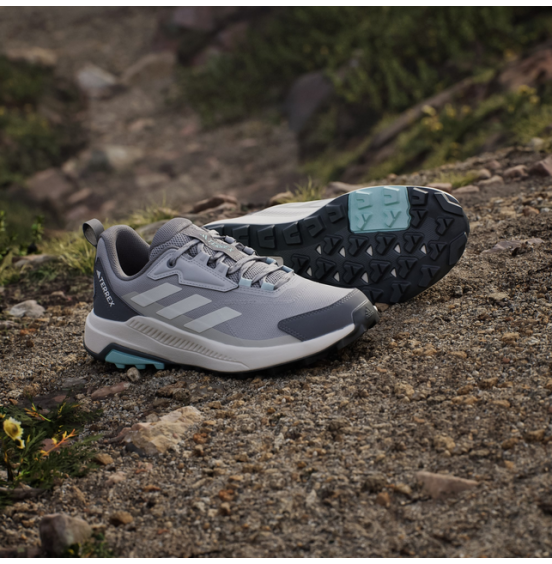 ADIDAS TERREX ΓΥΝΑΙΚΕΙΑ ΠΑΠΟΥΤΣΙΑ HIKING ANYLANDER JR6605 GREY WHITE BEIGE