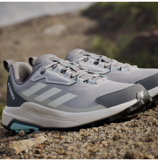 ADIDAS TERREX ΓΥΝΑΙΚΕΙΑ ΠΑΠΟΥΤΣΙΑ HIKING ANYLANDER JR6605 GREY WHITE BEIGE