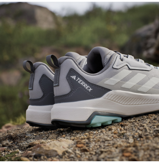 ADIDAS TERREX ΓΥΝΑΙΚΕΙΑ ΠΑΠΟΥΤΣΙΑ HIKING ANYLANDER JR6605 GREY WHITE BEIGE