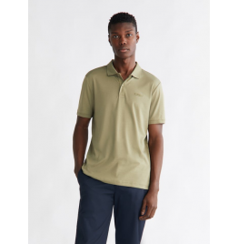 CALVIN KLEIN ΑΝΔΡΙΚΟ POLO SMOOTH COTTON SLIM K10K111657 DELTA GREEN
