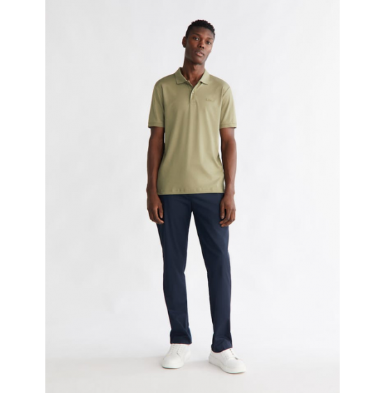 CALVIN KLEIN ΑΝΔΡΙΚΟ POLO SMOOTH COTTON SLIM K10K111657 DELTA GREEN