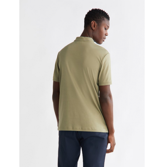 CALVIN KLEIN ΑΝΔΡΙΚΟ POLO SMOOTH COTTON SLIM K10K111657 DELTA GREEN