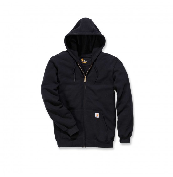 CARHARTT ΑΝΔΡΙΚΗ ΖΑΚΕΤΑ LOOSE FIT MIDWEIGHT FULL ZIP SWEATSHIRT K122-BLK BLACK