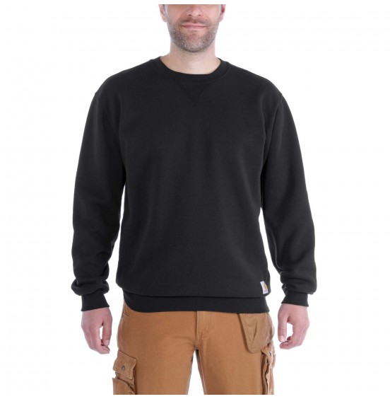CARHARTT ΑΝΔΡΙΚΟ ΦΟΥΤΕΡ LOOSE FIT MIDWEIGHT CREWNECK SWEATSHIRT K124-BLK BLACK