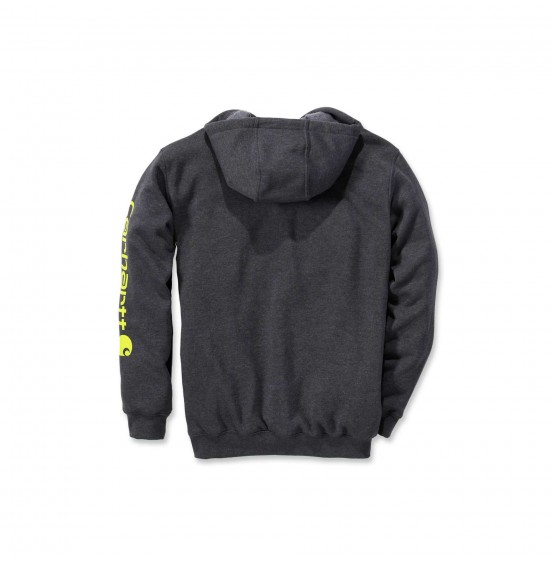 CARHARTT ΑΝΔΡΙΚΟ ΦΟΥΤΕΡ LOOSE FIT MIDWEIGHT LOGO SLEEVE GRAPHIC SWEATSHIRT K288-026 CARBON HEATHER