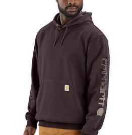 CARHARTT ΑΝΔΡΙΚΟ ΦΟΥΤΕΡ LOOSE FIT MIDWEIGHT LOGO SLEEVE GRAPHIC SWEATSHIRT K288-BB3 DARK SEPIA