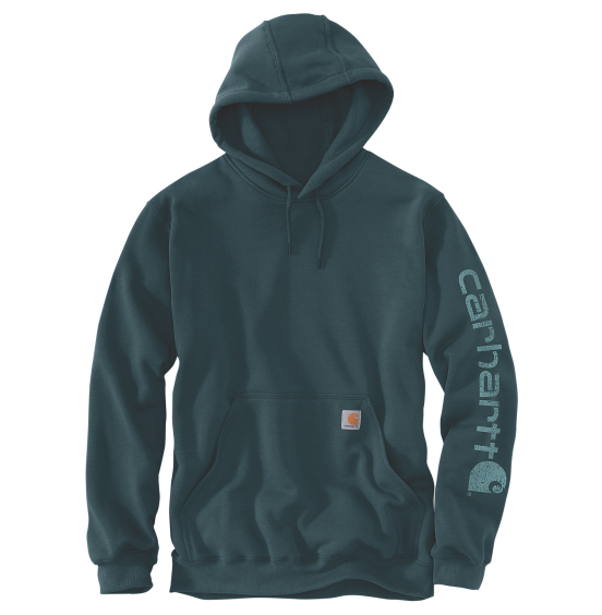 CARHARTT ΑΝΔΡΙΚΟ ΦΟΥΤΕΡ ICONIC LOGO SWETSHIRT K288-HV1 DARK HARBOR TEAL HEATHER