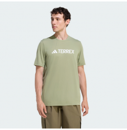 ADIDAS TERREX ΑΝΔΡΙΚΟ ΤΕΧΝΙΚΟ T-SHIRT LOGO TECK KB2116 TENT GREEN
