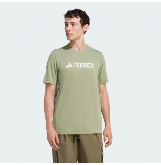 ADIDAS TERREX ΑΝΔΡΙΚΟ ΤΕΧΝΙΚΟ T-SHIRT LOGO TECK KB2116 TENT GREEN