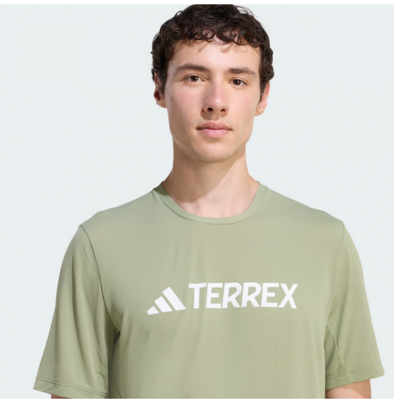 ADIDAS TERREX ΑΝΔΡΙΚΟ ΤΕΧΝΙΚΟ T-SHIRT LOGO TECK KB2116 TENT GREEN
