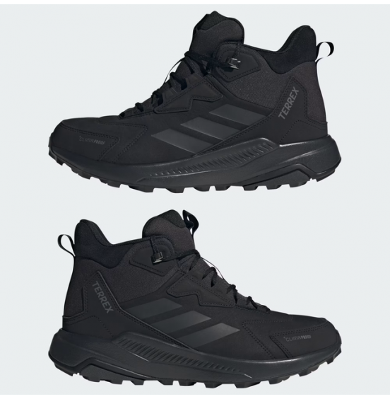 ADIDAS TERREX ΑΝΔΡΙΚΑ HIKING SHOES ANYLANDER LEATHER MID CLIMAPROOF KH8875 BLACK