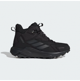 ADIDAS TERREX ANYLANDER LEATHER MID CLIMAPROOF HIKING SHOES KH8879 BLACK