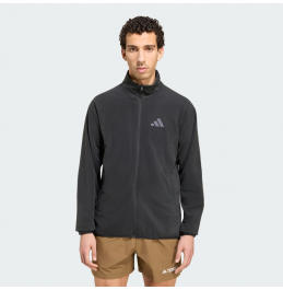 ADIDAS TERREX ΑΝΔΡΙΚΗ ΖΑΚΕΤΑ FLEECE MOUNTAIN ESSENTIALS FULL ZIP KY9784 BLACK