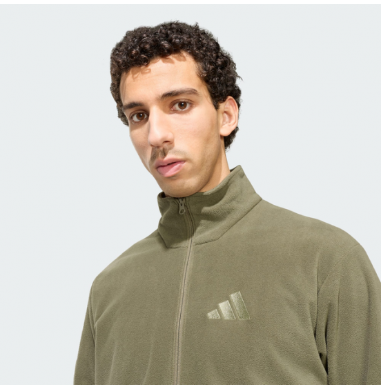 ADIDAS TERREX ΑΝΔΡΙΚΗ ΖΑΚΕΤΑ FLEECE MOUNTAIN ESSENTIALS FULL ZIP KY9785 GREEN 