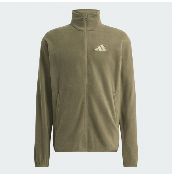 ADIDAS TERREX ΑΝΔΡΙΚΗ ΖΑΚΕΤΑ FLEECE MOUNTAIN ESSENTIALS FULL ZIP KY9785 GREEN 