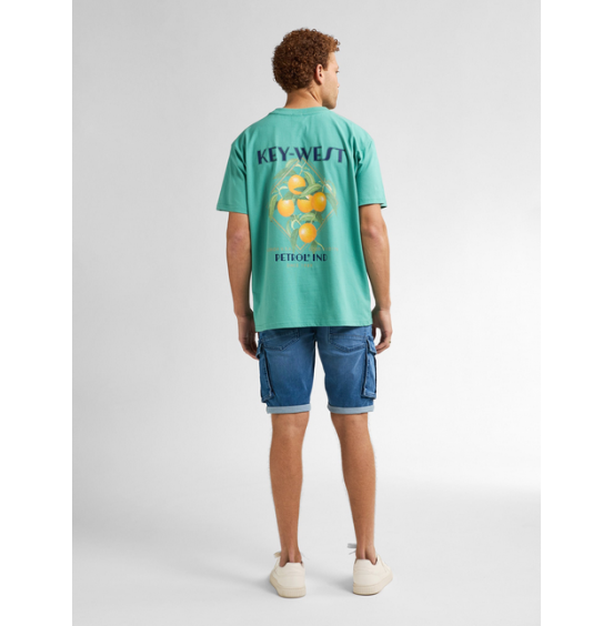 PETROL INDUSTRIES ΑΝΔΡΙΚΗ CARGO ΤΖΙΝ ΒΕΡΜΟΥΔΑ M-1050-SHO007-5707 DENIM