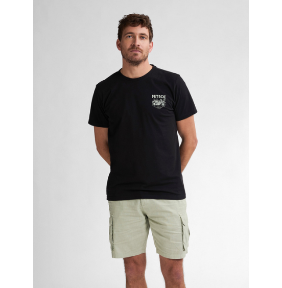 PETROL INDUSTRIES ΑΝΔΡΙΚΟ T-SHIRT M-1050-TSR125-9999 BLACK