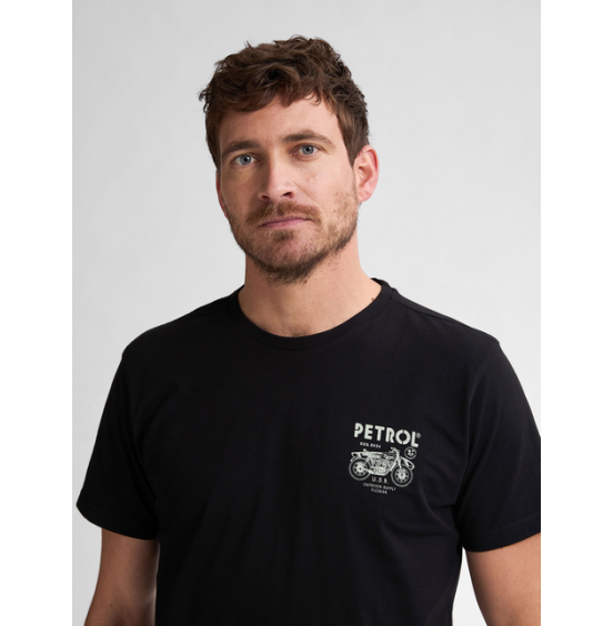 PETROL INDUSTRIES ΑΝΔΡΙΚΟ T-SHIRT M-1050-TSR125-9999 BLACK