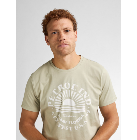 PETROL INDUSTRIES ΑΝΔΡΙΚΟ T-SHIRT M-1050-TSR127-6173 DESERT SAGE