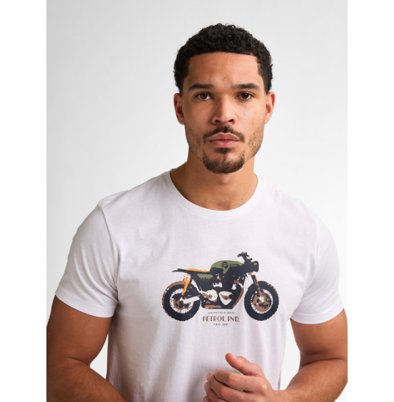 PETROL INDUSTRIES ΑΝΔΡΙΚΟ T-SHIRT M-1050-TSR671-0000 WHITE