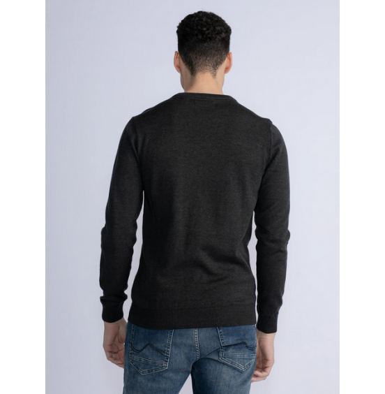 PETROL INDUSTRIES ΑΝΔΡΙΚΟ ΠΟΥΛΟΒΕΡ M-3030-KWR201-9091 DARK BLACK