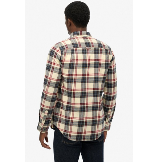 SUPERDRY ΑΝΔΡΙΚΟ ΠΟΥΚΑΜΙΣΟ LUMBERJACK SHIRT M4011047A-G7R PEYTON CHECK WHITE