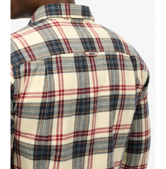 SUPERDRY ΑΝΔΡΙΚΟ ΠΟΥΚΑΜΙΣΟ LUMBERJACK SHIRT M4011047A-G7R PEYTON CHECK WHITE