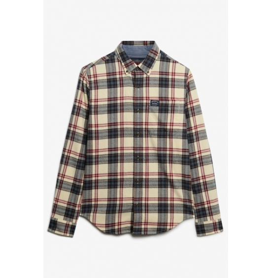 SUPERDRY ΑΝΔΡΙΚΟ ΠΟΥΚΑΜΙΣΟ LUMBERJACK SHIRT M4011047A-G7R PEYTON CHECK WHITE