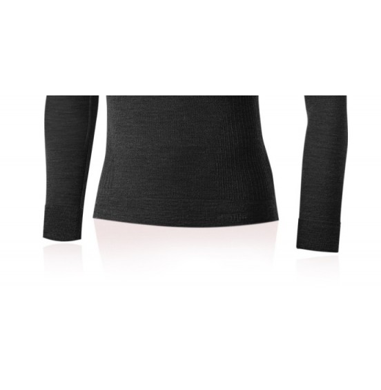 LASTING MAPOL-8160 MERINO WOOL ΑΝΔΡΙΚΗ ΙΣΟΘΕΡΜΙΚΗ ΜΠΛΟΥΖΑ DARK GREY