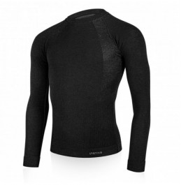 LASTING MAPOL 9090 MERINO WOOL ΑΝΔΡΙΚΗ ΙΣΟΘΕΡΜΙΚΗ ΜΠΛΟΥΖΑ- BLACK