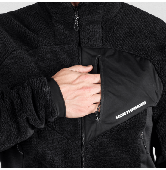 NORTHFINDER LUDWIK ΑΝΔΡΙΚΗ ΖΑΚΕΤΑ FLEECE MI-3882OR-270 BLACK
