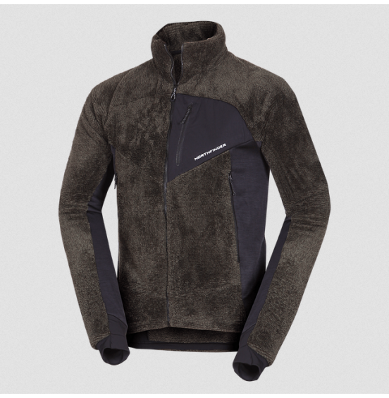 NORTHFINDER LUDWIK ΑΝΔΡΙΚΗ ΖΑΚΕΤΑ FLEECE MI-3882OR-550 BLACK DARK GREEN