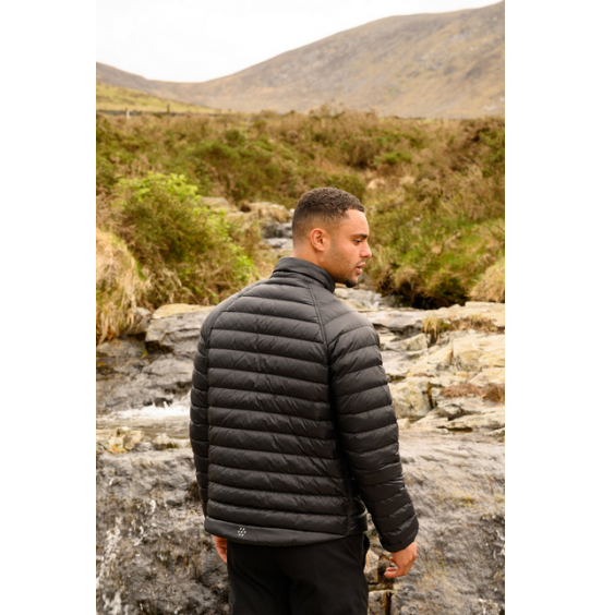 MAC IN A SAC POLAR DOWN JACKET ΑΝΔΡΙΚΟ ΠΟΥΠΟΥΛΕΝΙΟ ΜΠΟΥΦΑΝ REVERSIBLE MNS126 BLACK CHARCOAL