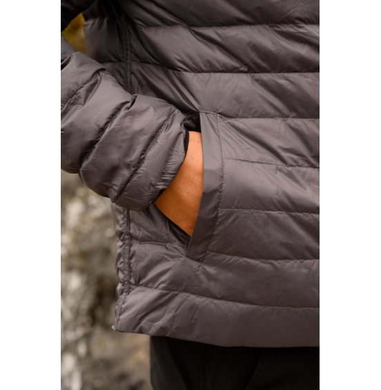 MAC IN A SAC POLAR DOWN JACKET ΑΝΔΡΙΚΟ ΠΟΥΠΟΥΛΕΝΙΟ ΜΠΟΥΦΑΝ REVERSIBLE MNS126 BLACK CHARCOAL