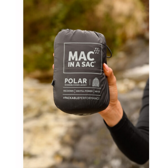 MAC IN A SAC POLAR DOWN JACKET ΓΥΝΑΙΚΕΙΟ ΠΟΥΠΟΥΛΕΝΙΟ ΜΠΟΥΦΑΝ REVERSIBLE MP08564 BLACK GREY