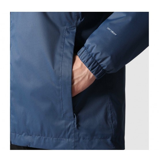 THE NORTH FACE MEN'S QUEST SYNTHETIC JACKET SHADY BLUE/BLACK HEATHER (NF00C302JRQ)