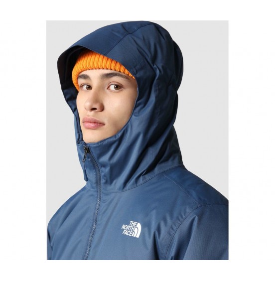 THE NORTH FACE MEN'S QUEST SYNTHETIC JACKET SHADY BLUE/BLACK HEATHER (NF00C302JRQ)